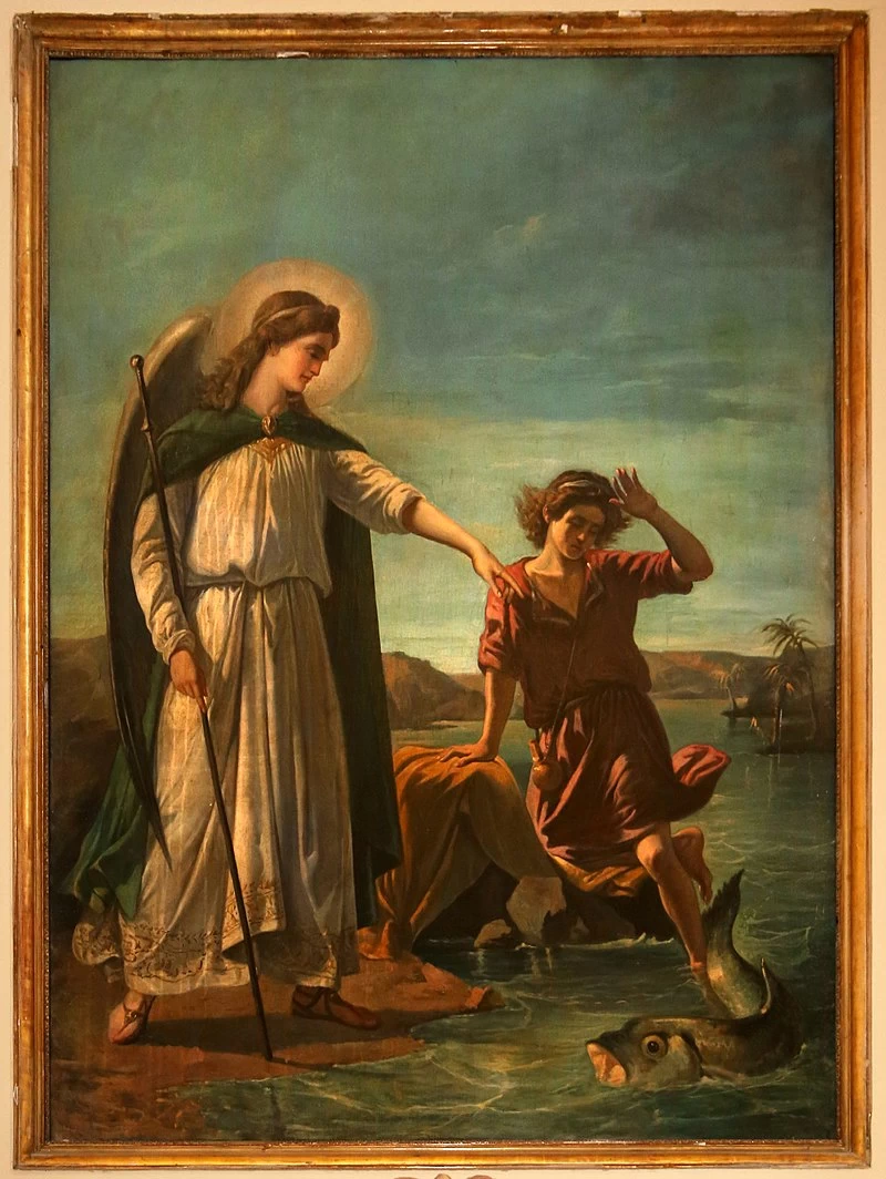 L'arcangelo Raffaele e Tobiolo - Santa Maria del Soccorso, Livorno